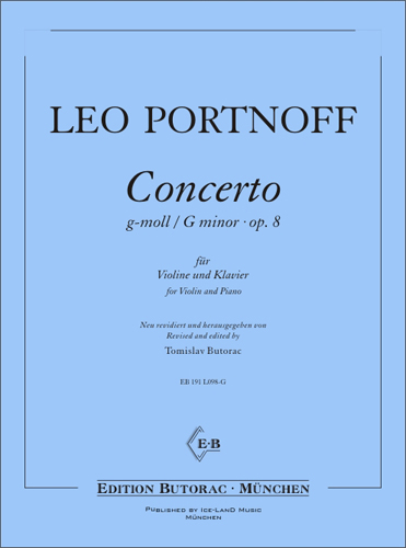 Cover - Portnoff, Concerto g-moll op. 8